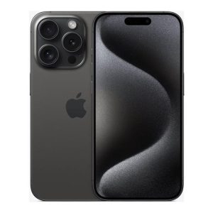 Apple iPhone 15 Pro - sort titanium - 5G smartphone - 256 GB - GSM