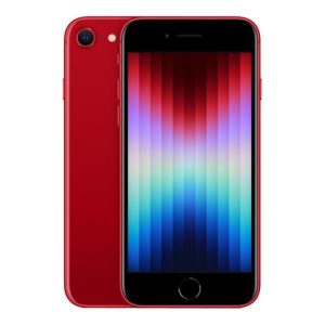 Apple iPhone SE (3rd generation) - (PRODUCT) RED - rød - 5G smartphone - 128 GB - GSM